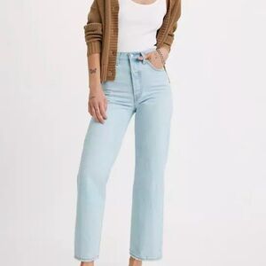 Levi’s ribcage straight ankle jeans